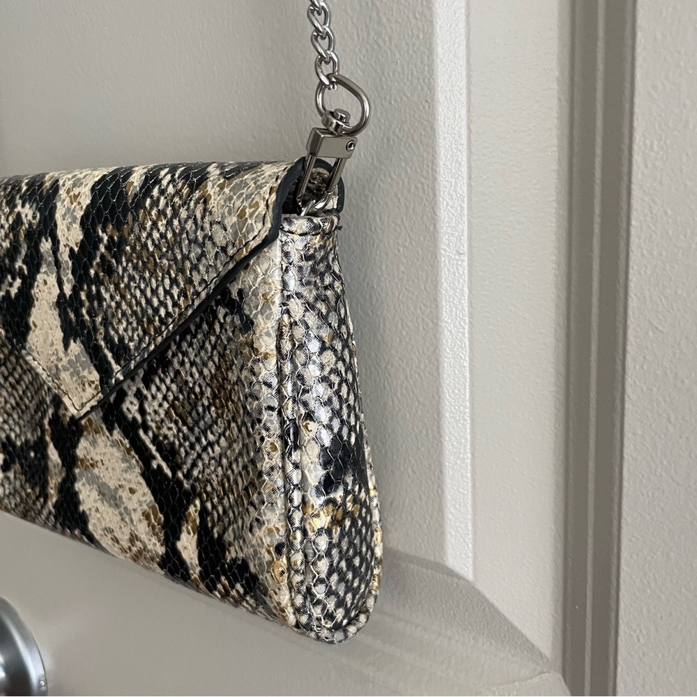 Gigi New York Mini Python Envelope Sliver Chain C… - image 5